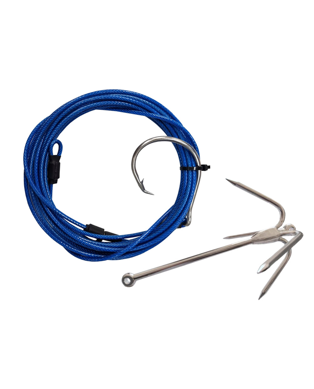Wire Drone Shark Trace 650lb 20/0 Stainless Tournament Circle Hook